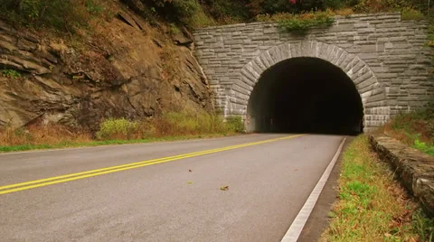 Mountain tunnel 2 Stock-Footage 32064390