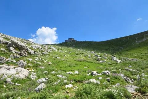 Mountain Tymfi in Pindus mountain range - Greece Stock Photos