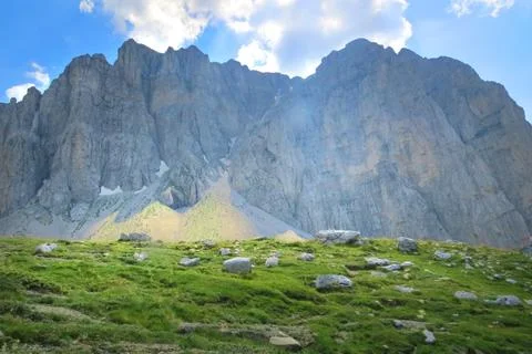 Mountain Tymfi in Pindus mountain range - Greece Stock Photos