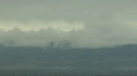 Mountain Upslope Clouds Stock Footage 54720089