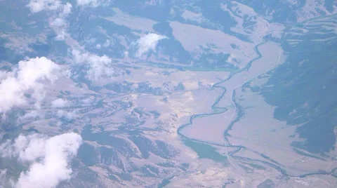 Mountain Valley Aerial Stock Footage 26942182