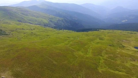 Mountain valley. aerial view Stock Footage 79795039