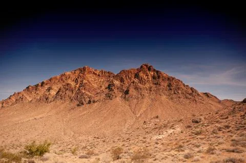 Mountain at Valley of Fire Stock Photos