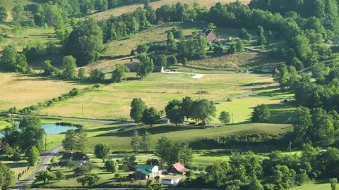 Mountain Valley Stock Footage 69777090