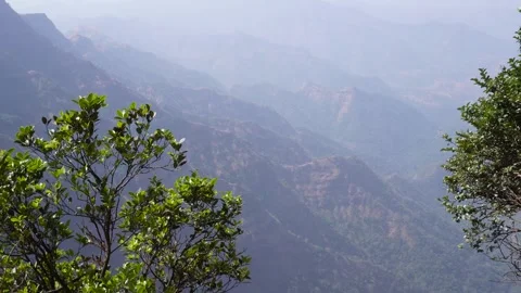 Mountain Valley with Forested Slopes Stock Footage 326788877