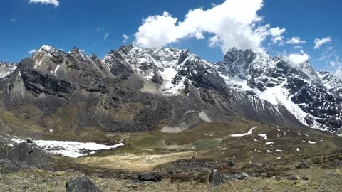 Mountain valley in Himalayas Stock Footage 284656764