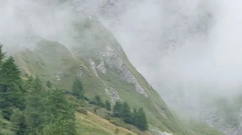 Mountain Valley Panoramic View Grossglockner 스톡 동영상 57322004