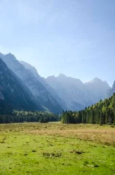 Mountain valley Stock-Fotos