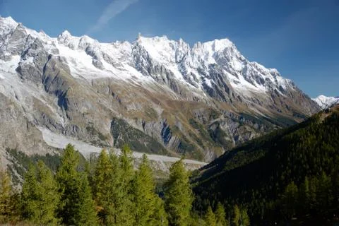 Mountain valley Stock Photos