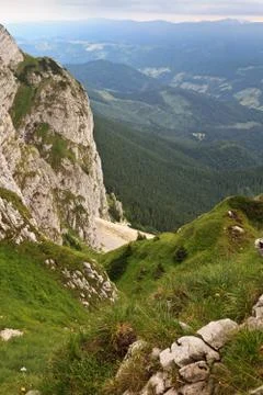 Mountain valley Stock Photos