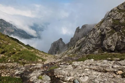 Mountain valley Stock Photos