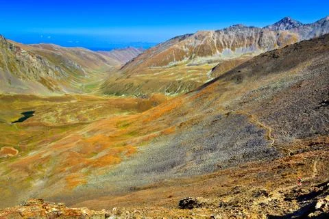 Mountain valley Stock Photos