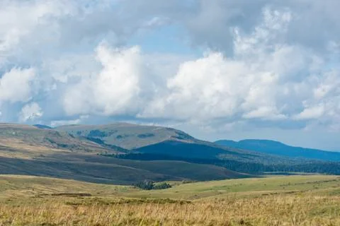 Mountain valley Stock Photos