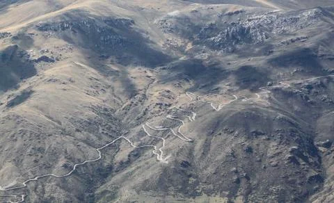 Mountain valley Stock Photos