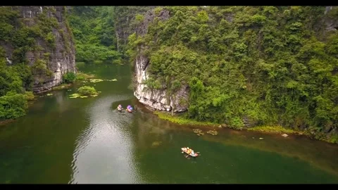 Mountain valley river nature Video stock 274414627