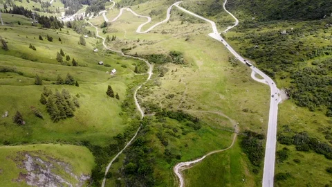 Mountain valley roads Stock Footage 106901648