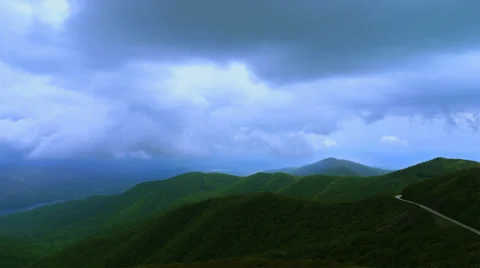 Mountain Valley Time Lapse (Blue Ridge Parkway, North Carolina) Stock Footage 38708635