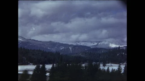 Mountain Valley View Video stock 47643078