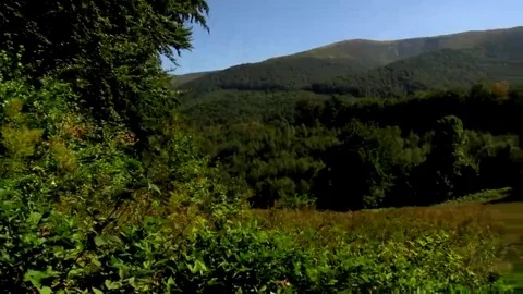 Mountain valley view Runa Stock Footage 69084154
