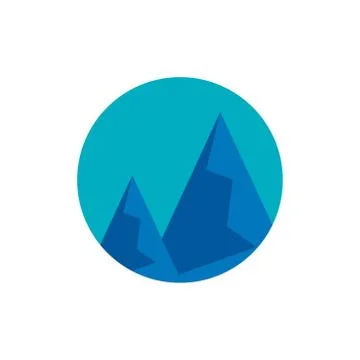 Mountain vector graphic design illustration Stock-Illustration