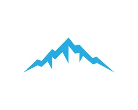 Mountain vector icon Stock Illustration