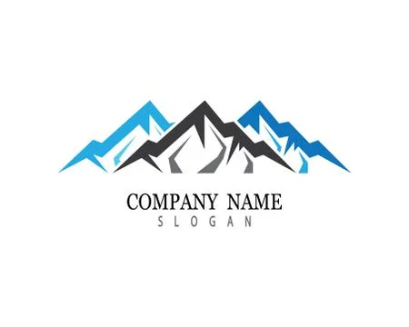 Mountain vector icon Stock Illustration