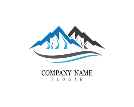 Mountain vector icon Stock Illustration