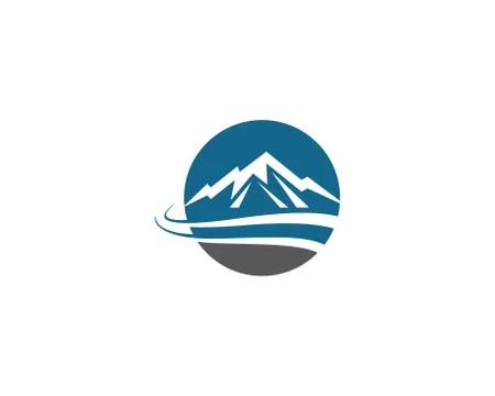 Mountain vector icon Stock Illustration