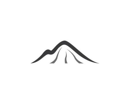 Mountain vector icon Stock Illustration