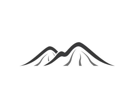 Mountain vector icon Stock Illustration