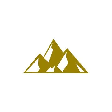Mountain vector icon Stock Illustration
