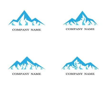 Mountain vector icon illustration design Stock Illustration