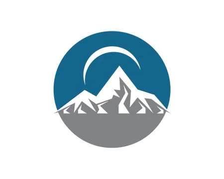 Mountain vector icon illustration design Stock Illustration