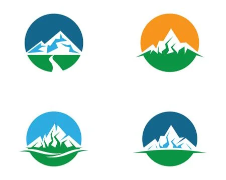 Mountain vector icon illustration design Stock Illustration