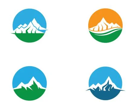 Mountain vector icon illustration design Stock Illustration
