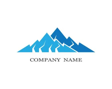 Mountain vector icon illustration design Stock Illustration
