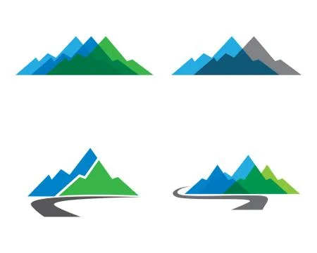 Mountain vector icon illustration design Stock Illustration