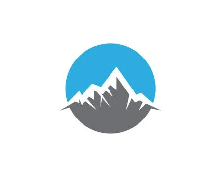 Mountain vector icon illustration design Stock Illustration
