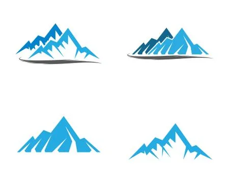 Mountain vector icon illustration design Stock Illustration