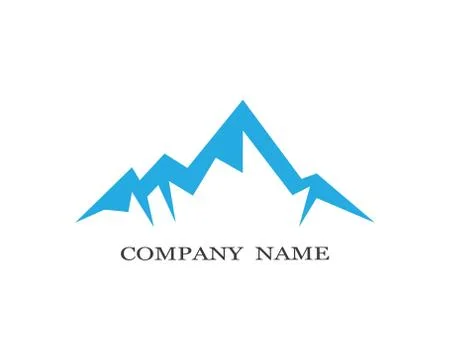 Mountain vector icon illustration design Stock Illustration