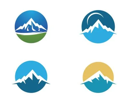 Mountain vector icon illustration design Stock Illustration