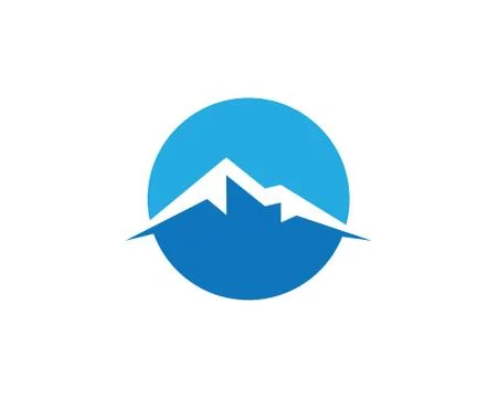 Mountain vector icon illustration design Stock Illustration