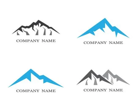 Mountain vector icon illustration design Stock Illustration