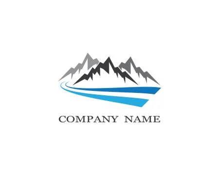 Mountain vector icon illustration design Stock Illustration