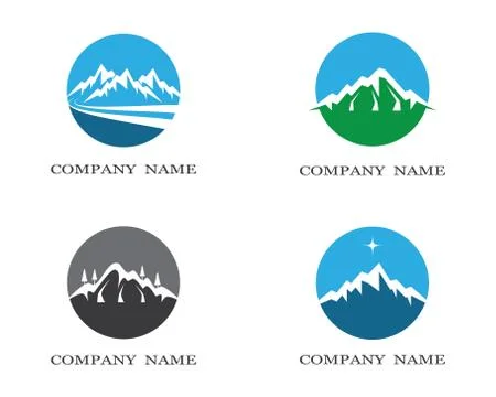 Mountain vector icon illustration design Stock Illustration