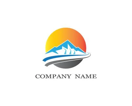 Mountain vector icon illustration design Stock Illustration