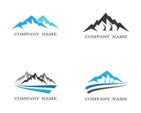 Mountain vector icon illustration design Stock Illustration