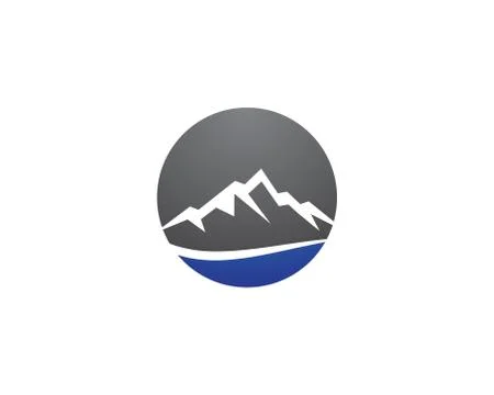 Mountain vector icon illustration design Stock Illustration