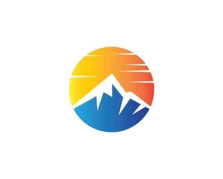 Mountain vector icon illustration design Stock Illustration