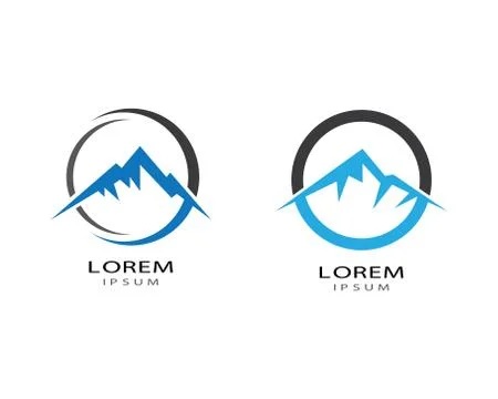 Mountain vector icon illustration design Stock Illustration